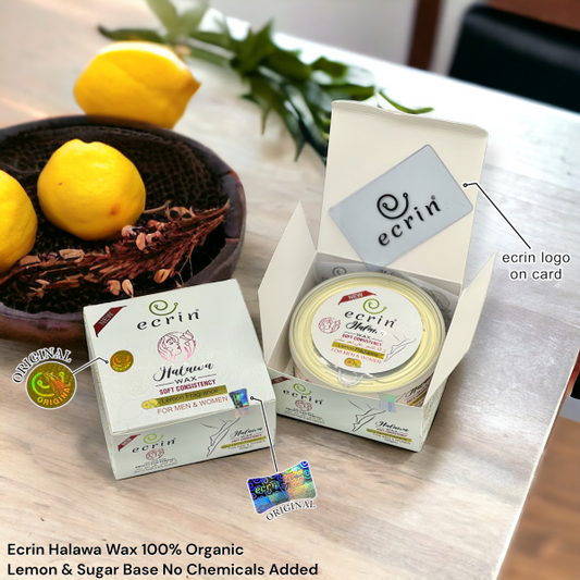 Ecrincosmetics Ecrin Organic Halawa Wax – 100% Lemon & Sugar Base